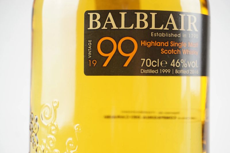      Balblair 1999   - Auction ONLINE AUCTION | Smart Wine & Spirits - Pandolfini Casa d'Aste