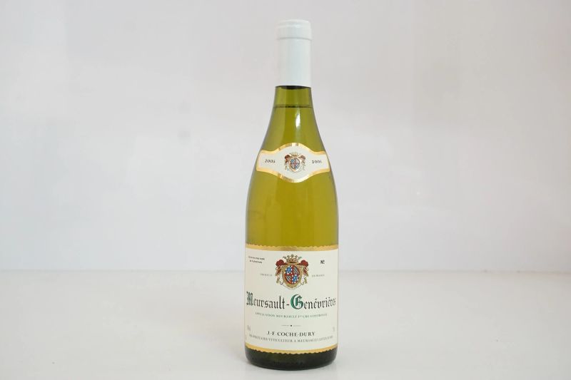      Meursault Gen&eacute;vri&egrave;res Domaine J.-F. Coche Dury 2005   - Auction Wine&Spirits - Pandolfini Casa d'Aste