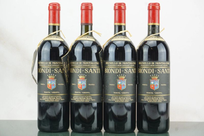 Brunello di Montalcino Riserva Biondi Santi 1990  - Auction LA RAFFINATEZZA DELLA COMPLESSITA' - Fine and Rare Wine - Pandolfini Casa d'Aste
