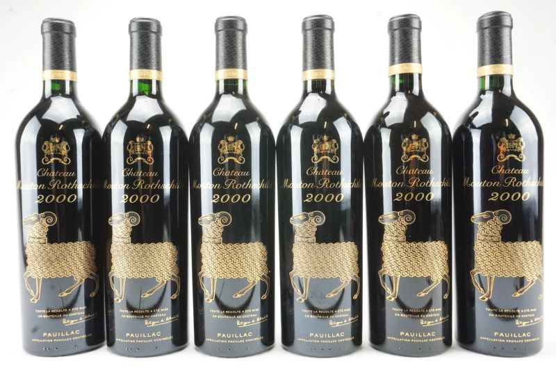      Ch&acirc;teau Mouton Rothschild 2000   - Auction The Art of Collecting - Italian and French wines from selected cellars - Pandolfini Casa d'Aste