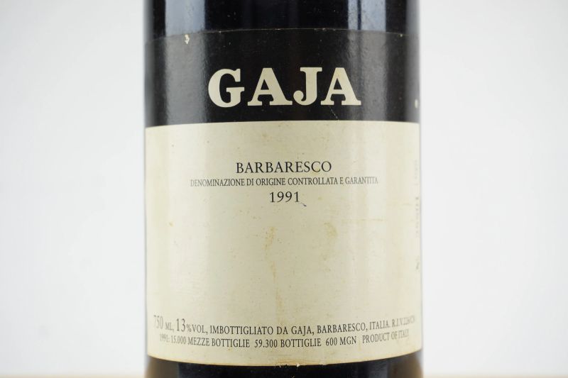 Barbaresco Gaja 1991  - Auction ONLINE AUCTION | Smart Wine - Pandolfini Casa d'Aste