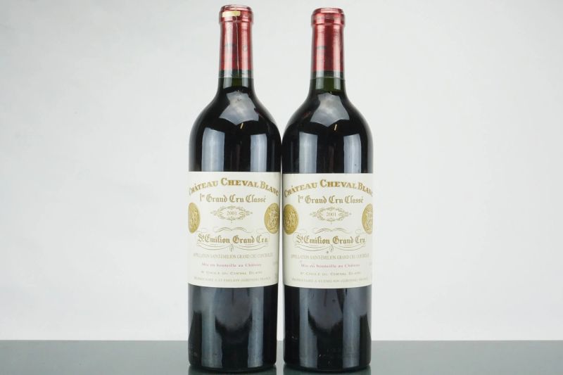 Ch&acirc;teau Cheval Blanc 2001  - Asta L'Essenziale - Vini Italiani e Francesi da Cantine Selezionate - Pandolfini Casa d'Aste