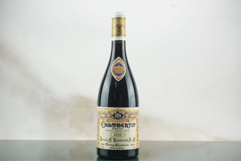 Chambertin Domaine Armand Rousseau 2010  - Auction LA RAFFINATEZZA DELLA COMPLESSITA' - Fine and Rare Wine - Pandolfini Casa d'Aste
