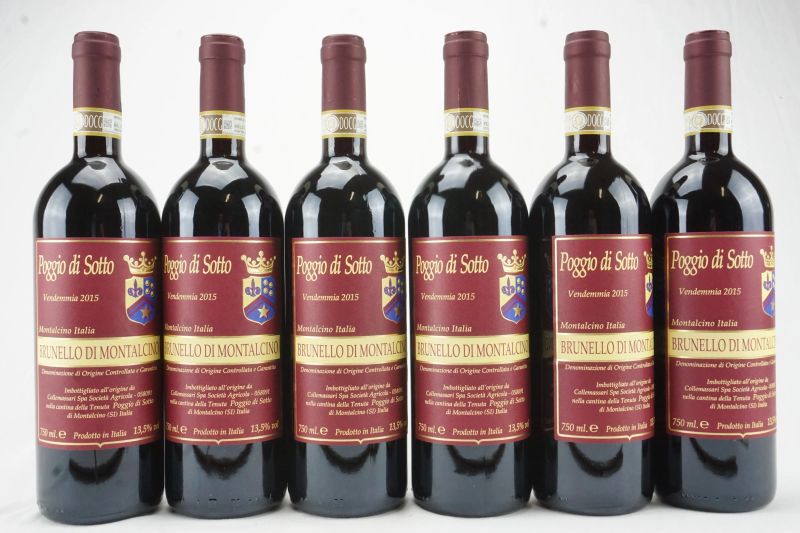      Brunello di Montalcino Poggio di Sotto 2015   - Asta L'Arte del Collezionare - Vini italiani e francesi da cantine selezionate - Pandolfini Casa d'Aste