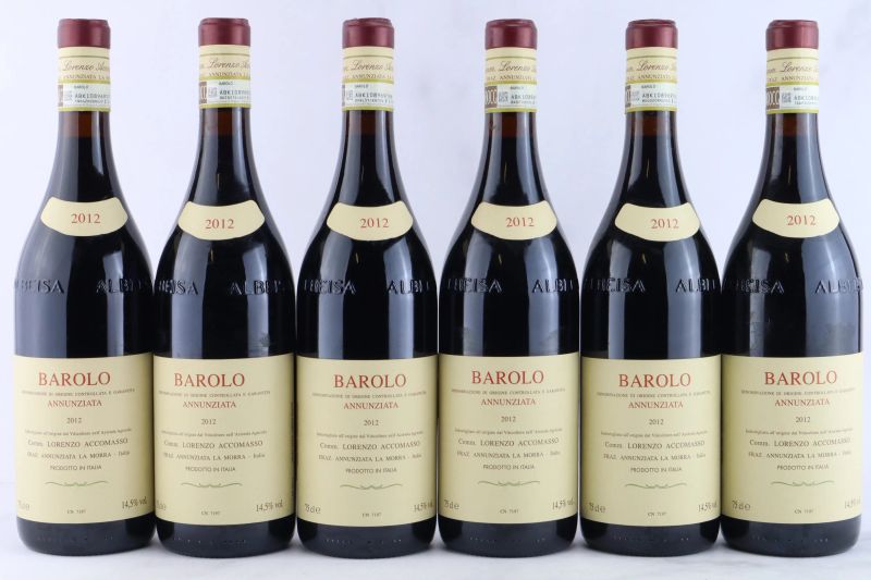 



Barolo Annunziata Lorenzo Accomasso 2012   - Asta MATERIA - Vini Pregiati e da Collezione - Pandolfini Casa d'Aste