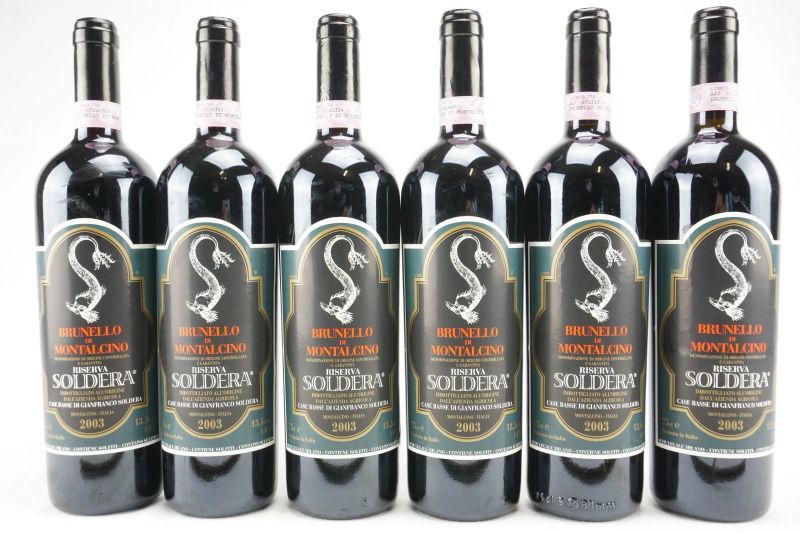      Brunello di Montalcino Case Basse Riserva Gianfranco Soldera 2003   - Auction The Art of Collecting - Italian and French wines from selected cellars - Pandolfini Casa d'Aste
