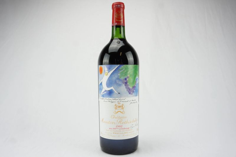     Ch&acirc;teau Mouton Rothschild 1982   - Asta L'Arte del Collezionare - Vini italiani e francesi da cantine selezionate - Pandolfini Casa d'Aste