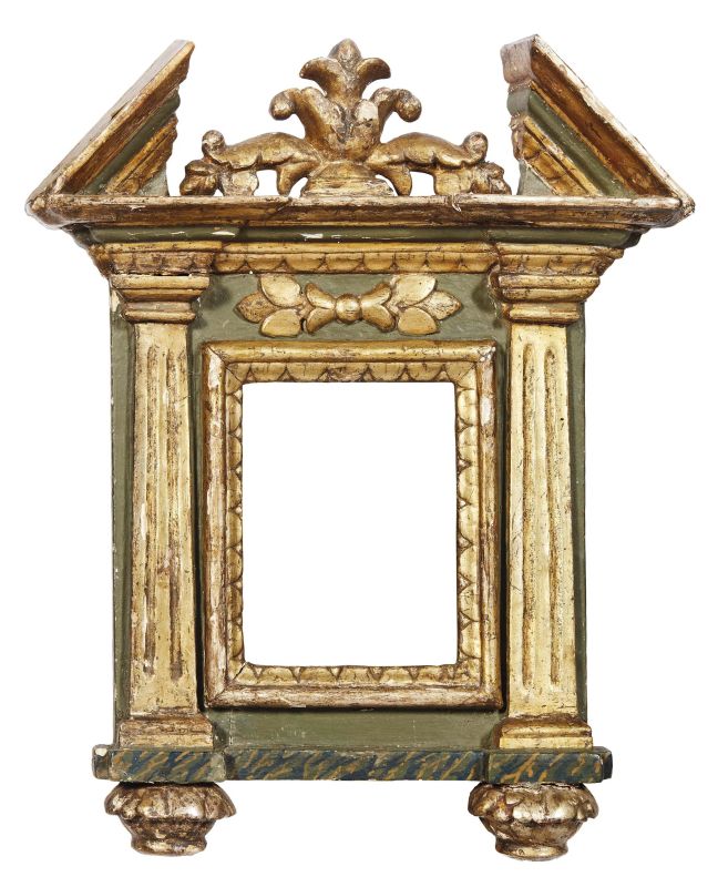      CORNICE A EDICOLA, ITALIA CENTRALE, SECOLO XVII   - Auction THE ART OF ADORNING PAINTINGS: FRAMES FROM RENAISSANCE TO 19TH CENTURY - Pandolfini Casa d'Aste