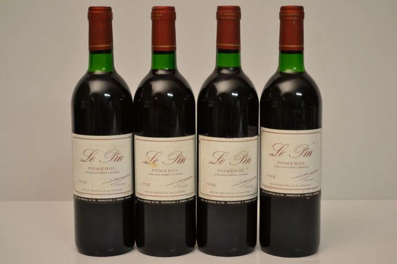 Chateau Le Pin 1986  - Auction Fine Wine and an Extraordinary Selection From the Winery Reserves of Masseto - Pandolfini Casa d'Aste
