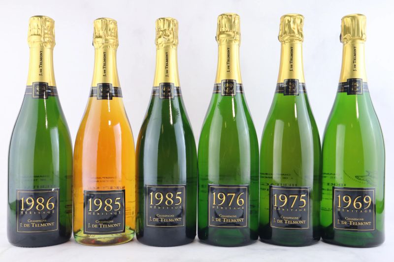 



Selezione H&eacute;ritage Champagne J. De Telmont  - Asta La Joie du Vin - Vini Pregiati e da Collezione - Pandolfini Casa d'Aste