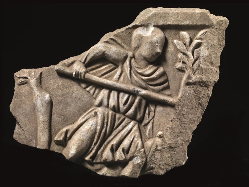 Frammento di sarcofago  - Asta ARCHEOLOGIA - Pandolfini Casa d'Aste