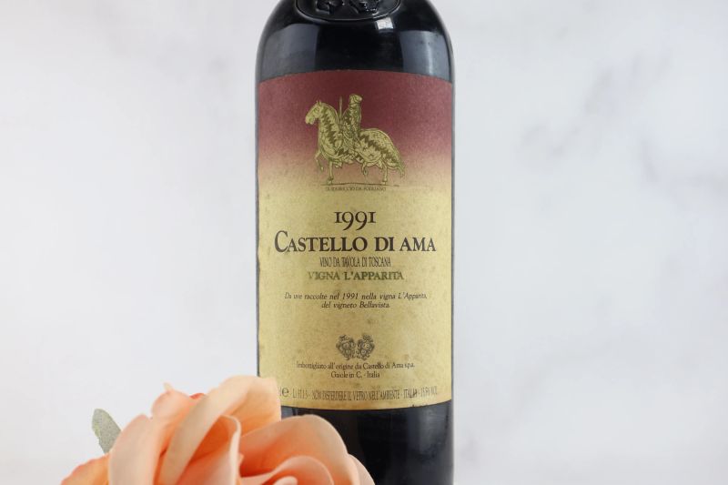 



L&rsquo;Apparita Castello di Ama 1991  - Asta Smartwine 2.0 | Fleurs de Vigne - Pandolfini Casa d'Aste