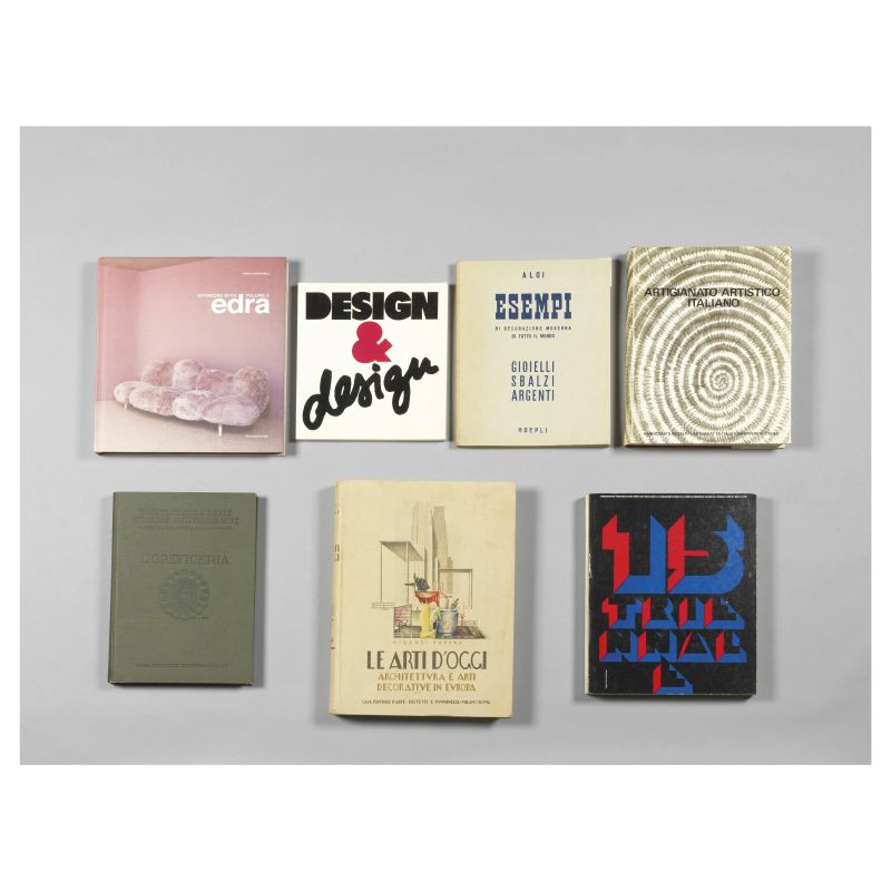 SEVEN VOLUMES OF 20TH CENTURY HANDICRAFT AND DECORATIVE ARTS  - Auction 20TH CENTURY DESIGN - Pandolfini Casa d'Aste