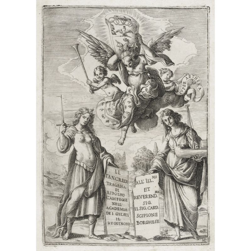 Campeggi, Rodolfo. Il Tancredi. Bologna, Cochi, 1614.  - Asta LIBRI, MANOSCRITTI, AUTOGRAFI E STAMPE - Pandolfini Casa d'Aste