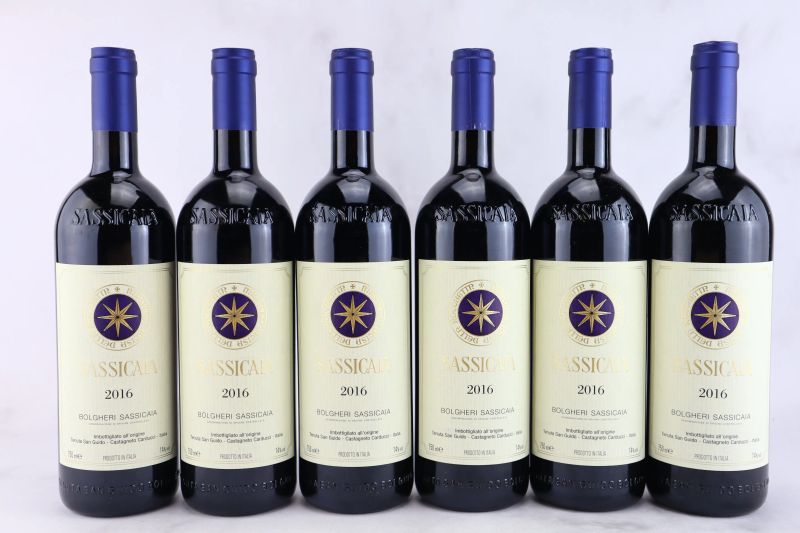 



Sassicaia Tenuta San Guido 2016  - Asta MATERIA - Vini Pregiati e da Collezione - Pandolfini Casa d'Aste