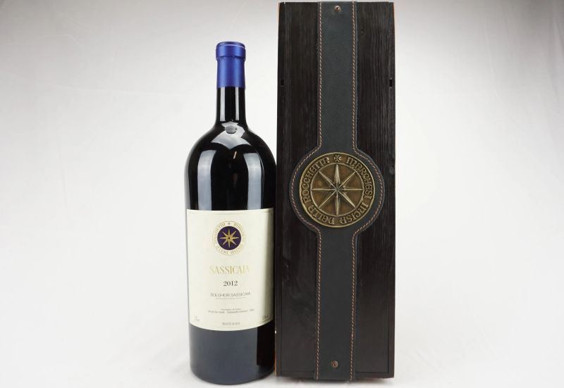      Sassicaia Tenuta San Guido 2012   - Auction Il Fascino e l'Eleganza - A journey through the best Italian and French Wines - Pandolfini Casa d'Aste