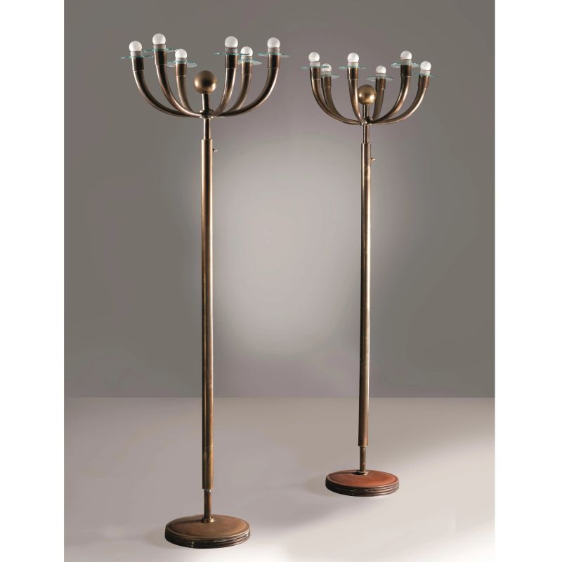 



COPPIA DI LAMPADE DA TERRA   - Asta DESIGN E ARTI DECORATIVE DEL '900 - Pandolfini Casa d'Aste