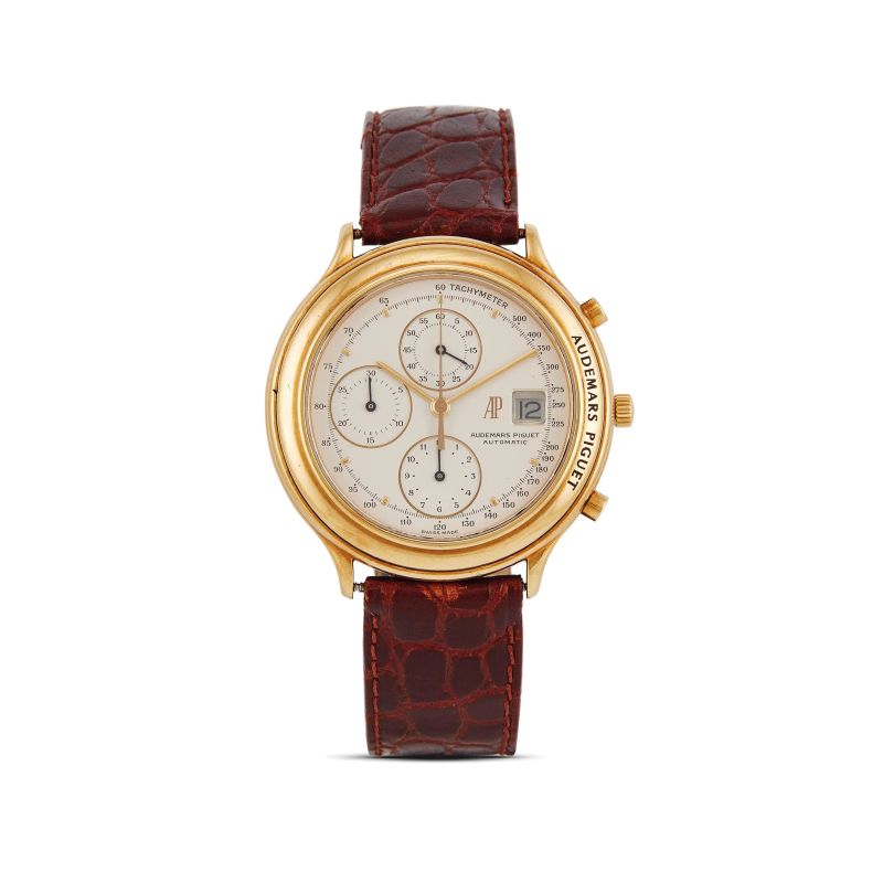 Audemars Piguet : AUDEMARS PIGUET REF. 25644BA N. D74XX YELLOW GOLD CHRONOGRAPH  - Auction WRISTWATCHES - Pandolfini Casa d'Aste