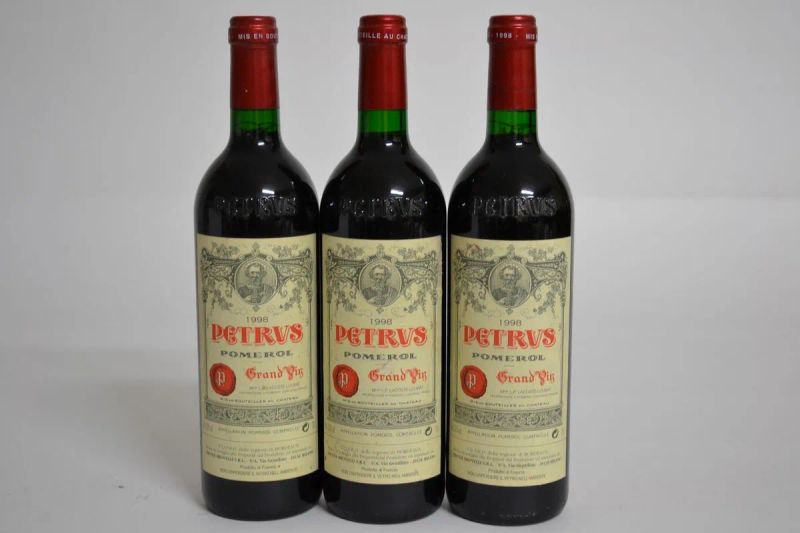 Chateau Petrus 1998  - Auction PANDOLFINI FOR EXPO 2015: Finest and rarest wines - Pandolfini Casa d'Aste