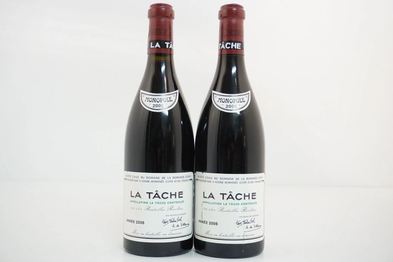 La T&acirc;che Domaine de la Roman&eacute;e Conti 2006  - Auction FINE WINES AND SPIRITS - Pandolfini Casa d'Aste