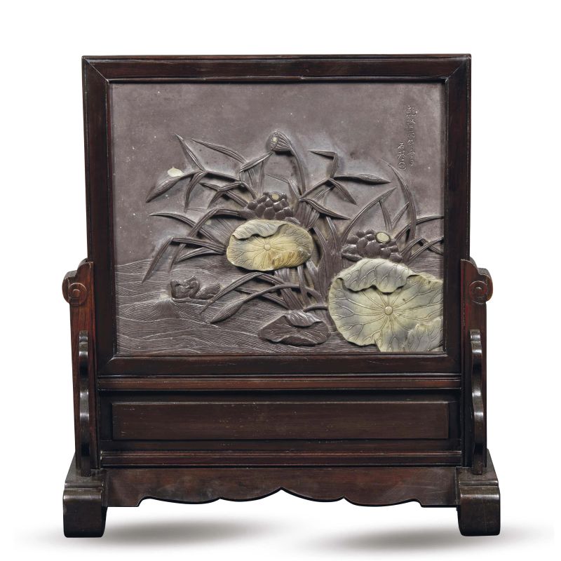 A SCREEN, CHINA, QING DYNASTY, 19-20TH CENTURIES  - Auction Asian Art -  &#19996;&#26041;&#33402;&#26415; - Pandolfini Casa d'Aste