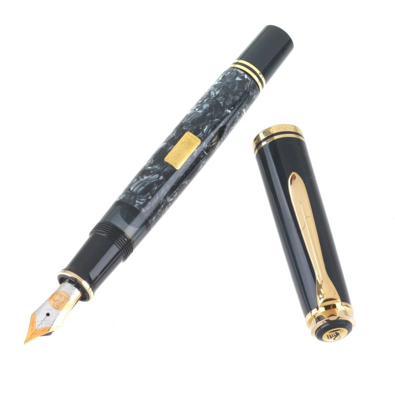 PELIKAN M800 WALL STREET LIMITED EDITION FOUNTAIN PEN N. 2889/4500, 1995  - Auction TIMED AUCTION | WATCHES AND PENS - Pandolfini Casa d'Aste