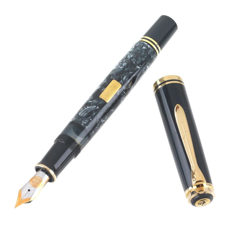 PELIKAN M800 WALL STREET PENNA STILOGRAFICA EDIZIONE LIMITATA N. 2889/4500 ANNO 1995  - Asta ASTA A TEMPO | OROLOGI E PENNE - Pandolfini Casa d'Aste