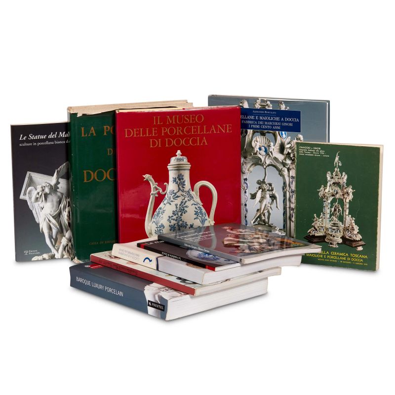



PORCELAIN. GINORI. Lot of ten books  - Auction CERAMICS. MAJOLICA AND PORCELAIN FROM THE RENAISSANCE TO THE 18TH CENTURY - Pandolfini Casa d'Aste