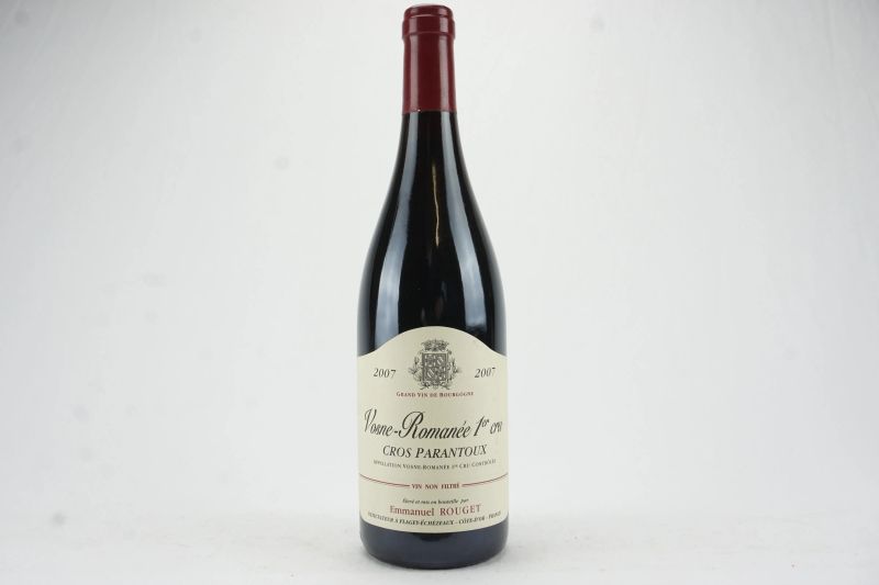     Vosne Roman&eacute;e Au Cros Parantoux Domaine Emmanuel Rouget 2007   - Auction The Art of Collecting - Italian and French wines from selected cellars - Pandolfini Casa d'Aste