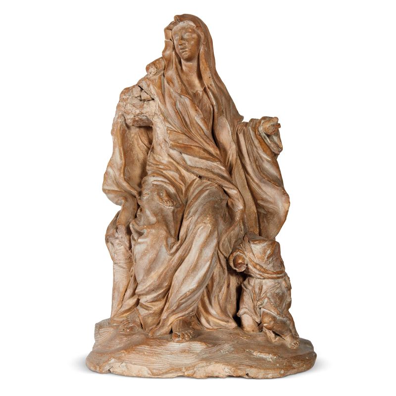



Roman School, 17th century, Virgin and Saint John, terracotta  - Auction SCULPTURES AND WORKS OF ART FROM MIDDLE AGES TO 19TH CENTURY - Pandolfini Casa d'Aste