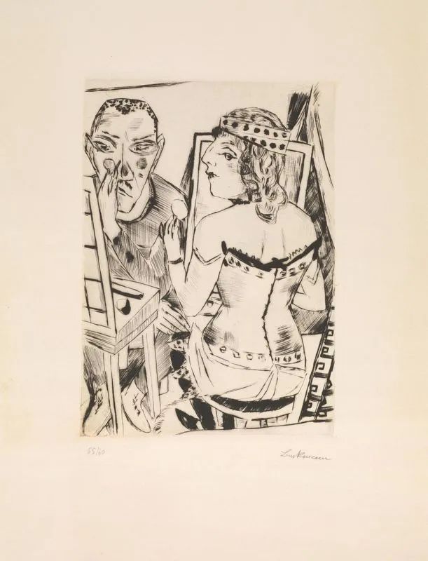 Max Beckmann  - Auction Modern and contemporary prints and drawings from an italian collection - III - Pandolfini Casa d'Aste