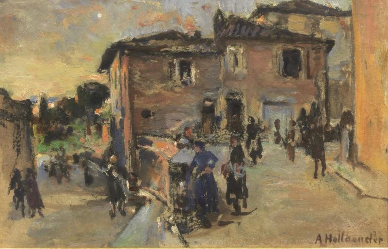 Alfonso Hollaender :      Alfonso Hollaender   - Auction ARCADE | 16TH TO 20TH CENTURY PAINTINGS - Pandolfini Casa d'Aste