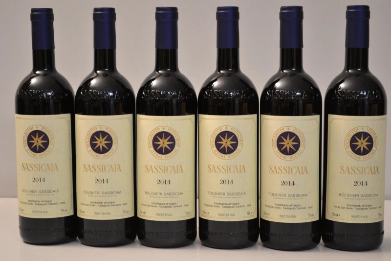 Sassicaia Tenuta San Guido 2014  - Auction the excellence of italian and international wines from selected cellars - Pandolfini Casa d'Aste