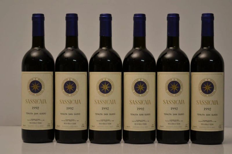 Sassicaia Tenuta San Guido 1992  - Auction FINE WINES FROM IMPORTANT ITALIAN CELLARS - Pandolfini Casa d'Aste