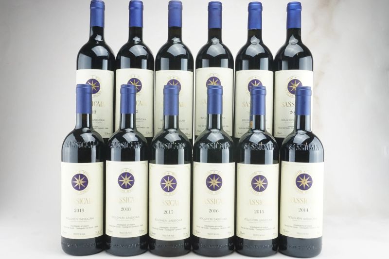 Sassicaia Tenuta San Guido  - Asta L'Armonia del Tempo | VINI PREGIATI E DA COLLEZIONE - Pandolfini Casa d'Aste