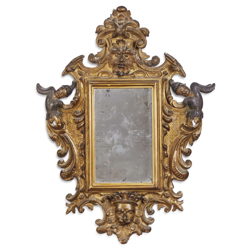 A TUSCAN MIRROR, FIRST HALF 18TH CENTURY  - Auction FURNITURE AND WORKS OF ART FROM PRIVATE COLLECTIONS - Pandolfini Casa d'Aste
