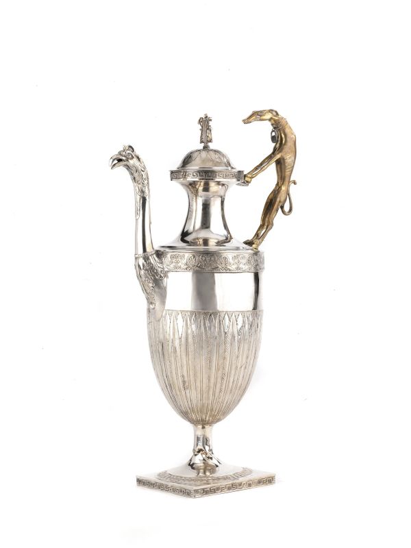      CAFFETTIERA, STATI PONTIFICI, INIZI SECOLO XIX   - Auction ONLINE AUCTION | ITALIAN AND EUROPEAN SILVER - Pandolfini Casa d'Aste