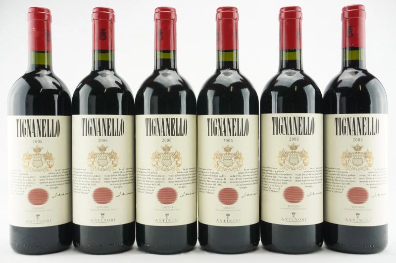 Tignanello Antinori 2006  - Auction THE SIGNIFICANCE OF PASSION - Fine and Rare Wine - Pandolfini Casa d'Aste