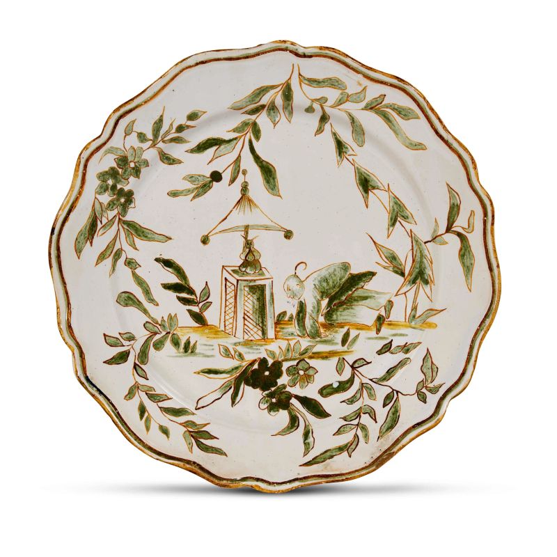 



A DISH, FRANCE, MOUSTIER, 19TH CENTURY  - Auction CERAMICS. MAJOLICA AND PORCELAIN FROM THE RENAISSANCE TO THE 18TH CENTURY - Pandolfini Casa d'Aste