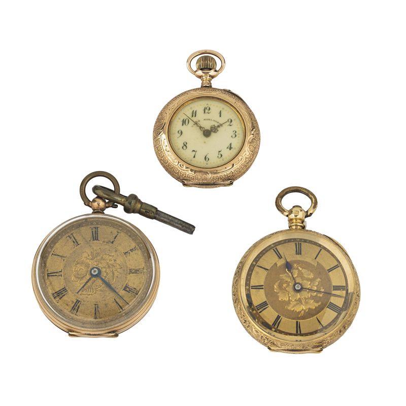



LOTTO DI TRE OROLOGI DA TASCA IN ORO  - Asta ARCADE |  OROLOGI E PENNE DA COLLEZIONE - Pandolfini Casa d'Aste