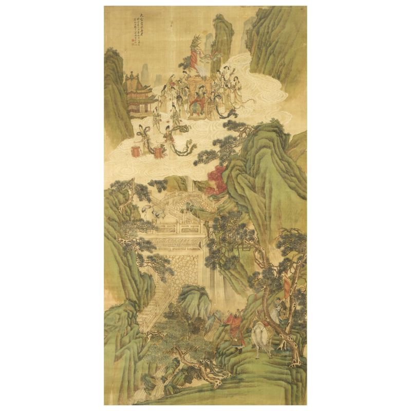 



GRANDE DIPINTO SU CARTA, CINA, DINASTIA QING, SEC. XIX  - Asta Arte Orientale | 东方艺术 - Pandolfini Casa d'Aste