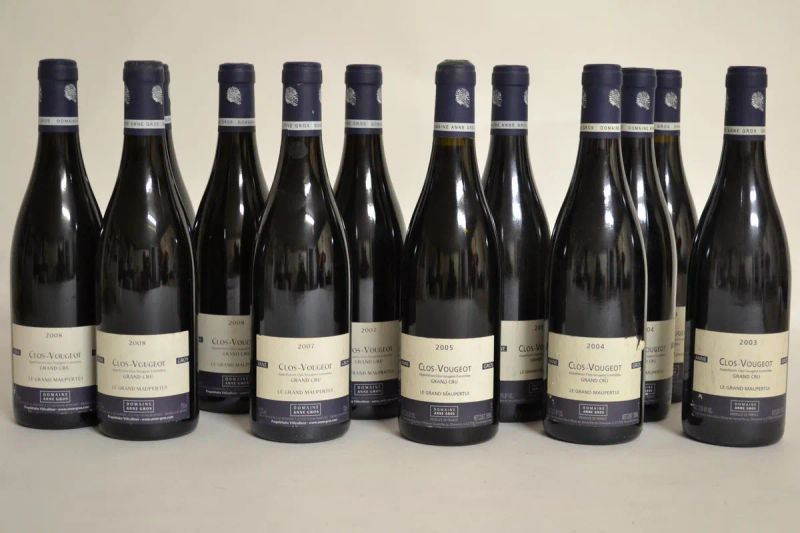 Clos de Vougeot Le Grand Maupertui Domaine Anne Gros                        - Auction The passion of a life. A selection of fine wines from the Cellar of the Marcucci. - Pandolfini Casa d'Aste