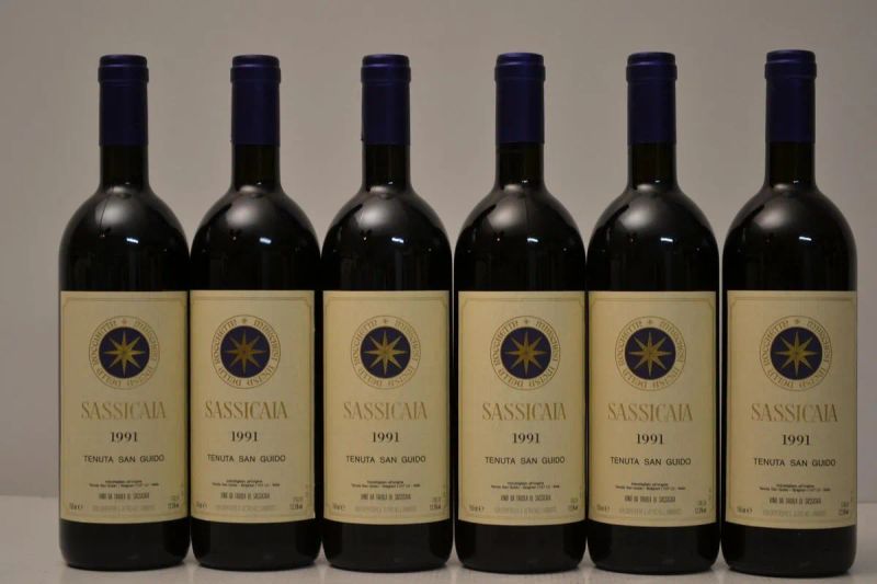 Sassicaia Tenuta San Guido 1991  - Auction FINE WINES FROM IMPORTANT ITALIAN CELLARS - Pandolfini Casa d'Aste