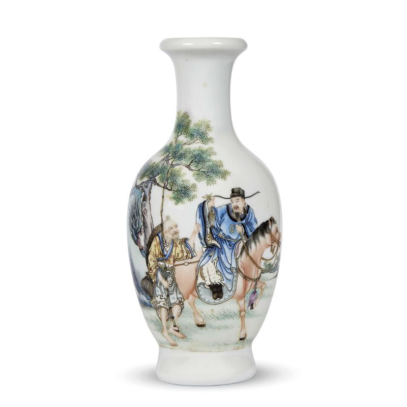 A VASE IN FAMILLE ROSE PORCELAIN, CHINA, REPUBLIC PERIOD (1912-1949)  - Asta Arte Orientale  东方艺术 - Pandolfini Casa d'Aste