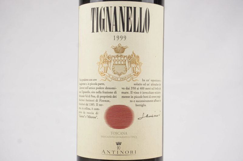      Tignanello Antinori 1999   - Auction ONLINE AUCTION | Smart Wine & Spirits - Pandolfini Casa d'Aste