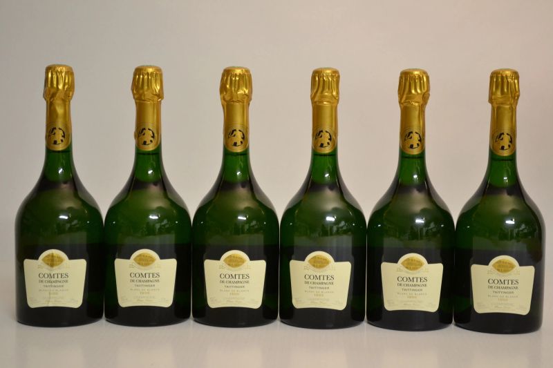 Taittinger Comtes de Champagne Blanc de Blancs 1999  - Asta Una Prestigiosa Selezione di Vini e Distillati da Collezioni Private - Pandolfini Casa d'Aste