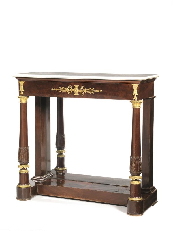 CONSOLE, NAPOLI, PERIODO IMPERO  - Auction FOUR CENTURIES OF STYLE BETWEEN ITALY AND FRANCE - Pandolfini Casa d'Aste