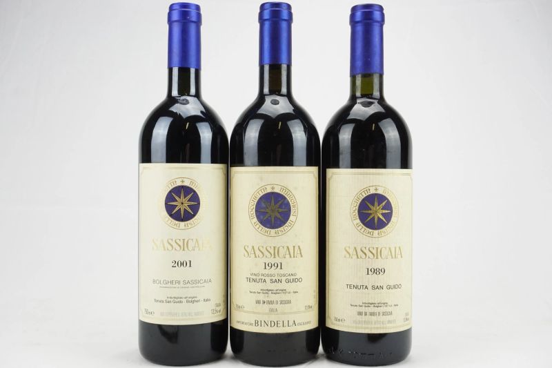      Sassicaia Tenuta San Guido    - Asta Il Fascino e l'Eleganza - Un percorso tra i migliori Vini italiani e francesi - Pandolfini Casa d'Aste