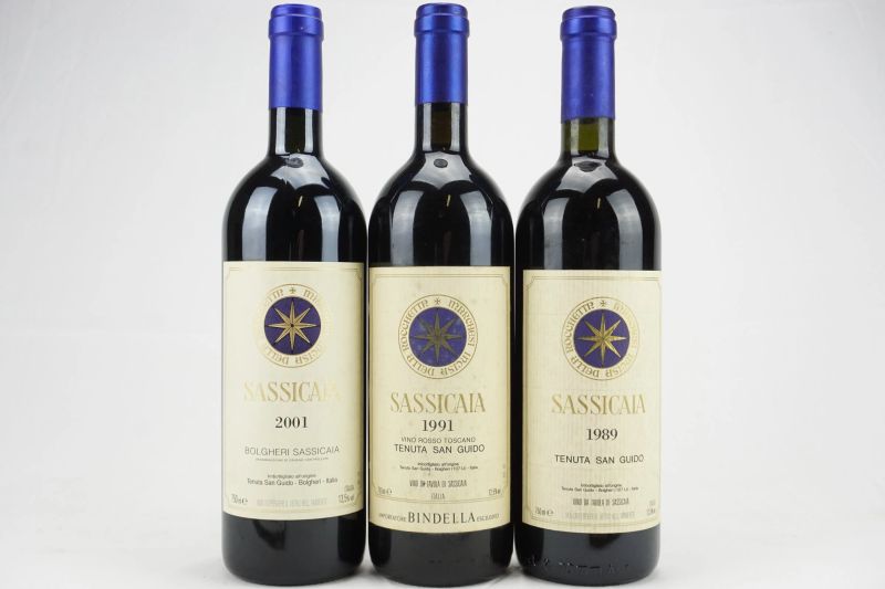      Sassicaia Tenuta San Guido    - Auction Il Fascino e l'Eleganza - A journey through the best Italian and French Wines - Pandolfini Casa d'Aste
