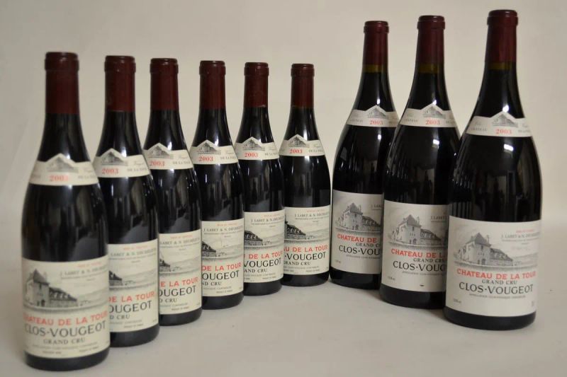 Clos-Vougeot Chateau de Latour 2003  - Auction The passion of a life. A selection of fine wines from the Cellar of the Marcucci. - Pandolfini Casa d'Aste
